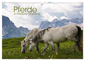 Pferde – In natürlicher Umgebung (Wandkalender 2024 DIN A3 quer), CALVENDO Monatskalender von Niederkofler,  Georg