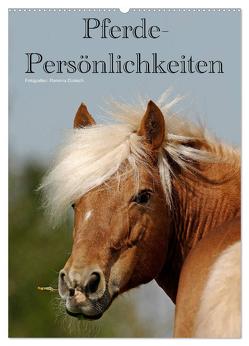 Pferde-Persönlichkeiten – ausdrucksstarke Gesichter verschiedener Pferderassen (Wandkalender 2024 DIN A2 hoch), CALVENDO Monatskalender von Dünisch - www.Ramona-Duenisch.de,  Ramona
