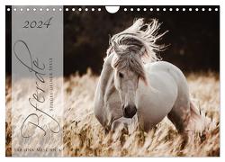 Pferde – Spiegel deiner Seele (Wandkalender 2024 DIN A4 quer), CALVENDO Monatskalender von Mischnik,  Sabrina