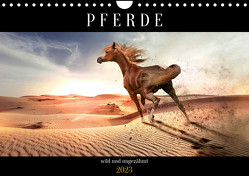 Pferde – wild und ungezähmt (Wandkalender 2023 DIN A4 quer) von Utz,  Renate