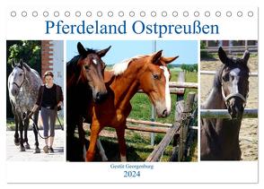 Pferdeland Ostpreußen – Gestüt Georgenburg (Tischkalender 2024 DIN A5 quer), CALVENDO Monatskalender von von Loewis of Menar,  Henning