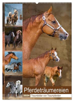 Pferdeträumereien – Traumbilder von Traumpferden (Wandkalender 2024 DIN A2 hoch), CALVENDO Monatskalender von Starick,  Sigrid