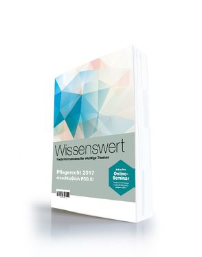 Pflegerecht 2017 inkl. PSG III von Grüner,  Bernd
