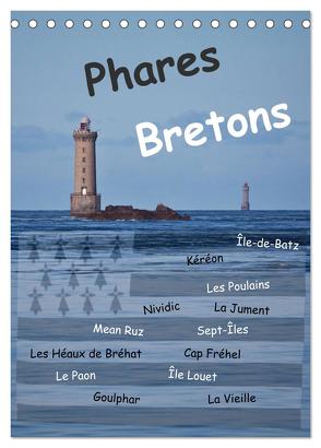 Phares Bretons (Tischkalender 2024 DIN A5 hoch), CALVENDO Monatskalender von Benoît,  Etienne