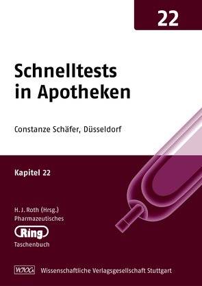 Pharmazeut. Ringtaschenbuch Bd. 22 Schnelltests in Apotheken von Schäfer,  Constanze