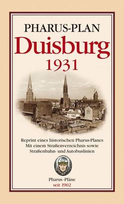 Pharus-Plan Duisburg 1931 von Verlag Pharus-Plan