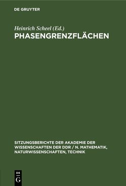 Phasengrenzflächen von Scheel,  Heinrich