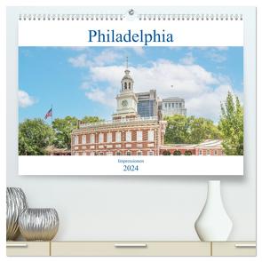 Philadelphia – Impressionen (hochwertiger Premium Wandkalender 2024 DIN A2 quer), Kunstdruck in Hochglanz von pixs:sell,  pixs:sell