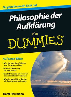 Philosophie der Aufklärung für Dummies von Herrmann,  Horst