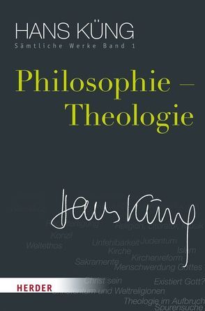 Philosophie – Theologie von Küng,  Hans, Schlensog,  Stephan