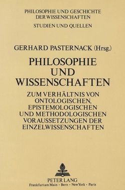 Philosophie und Wissenschaften von Pasternack,  Gerhard