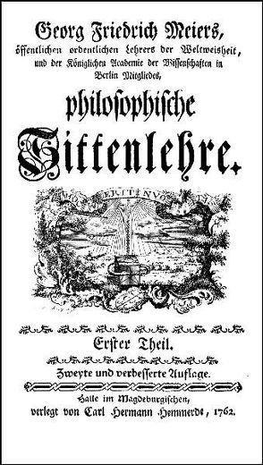Philosophische Sittenlehre von Meier,  Georg Friedrich