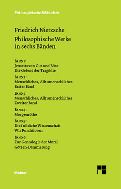Philosophische Werke in sechs Bänden von Nietzsche,  Friedrich, Scheier,  Claus-Artur