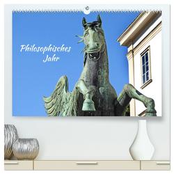 Philosophisches Jahr (hochwertiger Premium Wandkalender 2024 DIN A2 quer), Kunstdruck in Hochglanz von Vier,  Bettina