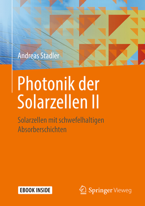Photonik der Solarzellen II von Stadler,  Andreas