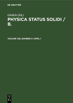Physica status solidi / B. / April 1