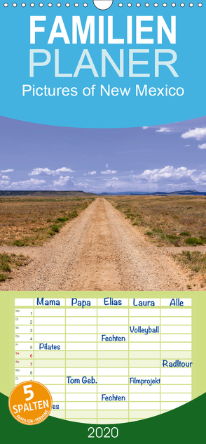 Pictures of New Mexico – Familienplaner hoch (Wandkalender 2020 , 21 cm x 45 cm, hoch) von Roth,  Martina