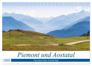 Piemont und Aostatal (Tischkalender 2024 DIN A5 quer), CALVENDO Monatskalender von Janietz,  Dietmar