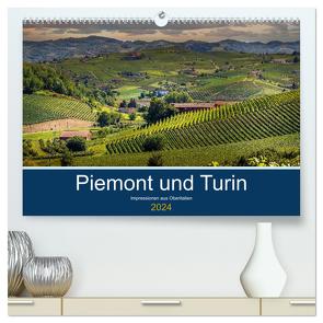 Piemont und Turin (hochwertiger Premium Wandkalender 2024 DIN A2 quer), Kunstdruck in Hochglanz von Fahrenbach,  Michael