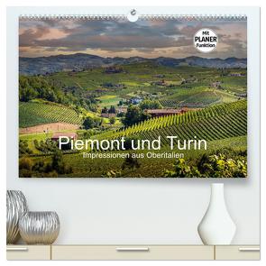 Piemont und Turin (hochwertiger Premium Wandkalender 2024 DIN A2 quer), Kunstdruck in Hochglanz von Fahrenbach,  Michael