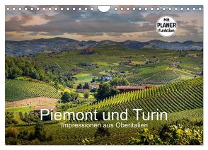 Piemont und Turin (Wandkalender 2024 DIN A4 quer), CALVENDO Monatskalender von Fahrenbach,  Michael