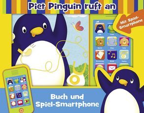 Piet Pinguin ruft an – Buch und Spiel-Smartphone – Pappbilderbuch