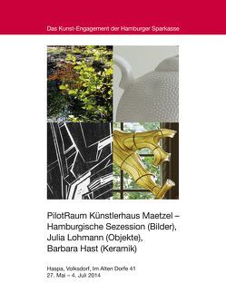 PilotRaum Künstlerhaus Maetzel – Hamburgische Sezession (Bilder), Julia Lohmann (Objekte), Barbara Hast (Keramik) Katalog zur Ausstellung in der Haspa Hamburg-Volksdorf vom 24. Mai bis 4. Juli 2014 von Hamburger Sparkasse, Weimar,  Friederike