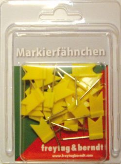 Pin Fähnchen gelb von Freytag-Berndt und Artaria KG