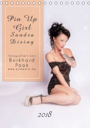 Pin Up Girl Sandra (Tischkalender 2018 DIN A5 hoch) von Pook pnmedia,  Burkhard
