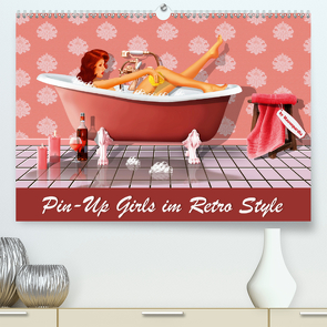 Pin-Up Girls im Retro Style by Mausopardia (Premium, hochwertiger DIN A2 Wandkalender 2021, Kunstdruck in Hochglanz) von Jüngling alias Mausopardia,  Monika