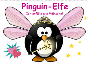 Pinguin-Elfe (Wandkalender 2022 DIN A2 quer) von Stanzer,  Elisabeth