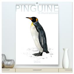 Pinguine – 13 Illustrationen (hochwertiger Premium Wandkalender 2024 DIN A2 hoch), Kunstdruck in Hochglanz von Spangenberg,  Frithjof