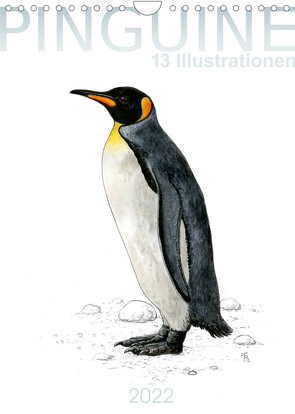 Pinguine – 13 Illustrationen (Wandkalender 2022 DIN A4 hoch) von Spangenberg,  Frithjof