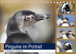 Pinguine im Portrait – Frackträger in Südafrika (Tischkalender 2023 DIN A5 quer) von und Yvonne Herzog,  Michael
