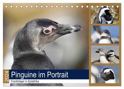 Pinguine im Portrait – Frackträger in Südafrika (Tischkalender 2024 DIN A5 quer), CALVENDO Monatskalender von und Yvonne Herzog,  Michael