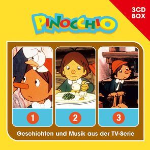 Pinocchio – 3CD Hörspielbox von Billerbeck,  Ludger, Collodi,  Carlo, Murphy,  Marty, Storeck,  Eberhard