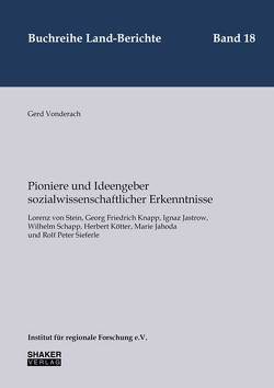 Pioniere und Ideengeber sozialwissenschaftlicher Erkenntnisse von Gerd,  Vonderach