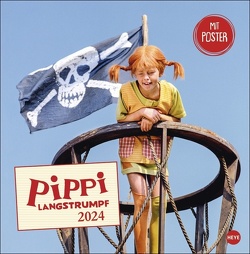 Pippi Langstrumpf Broschurkalender 2024 von Astrid,  Lindgren