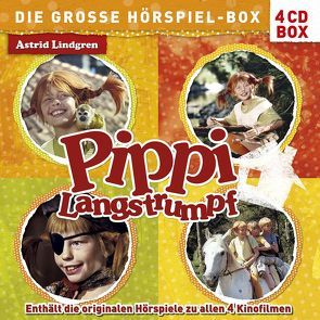 Pippi Langstrumpf – Die große Hörspiel-Box von Harun,  Helmut, Lindgren,  Astrid, Riedel,  Georg
