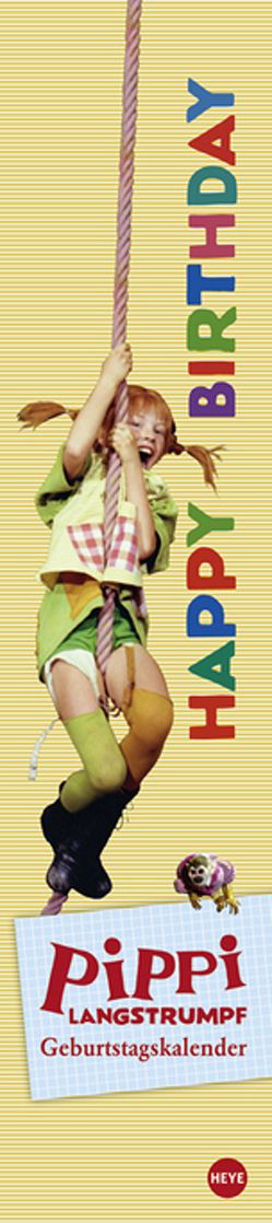 Pippi Langstrumpf Geburtstagskalender long von Heye