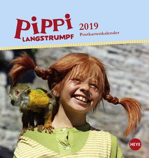 Pippi Langstrumpf Postkartenkalender – Kalender 2019 von Heye