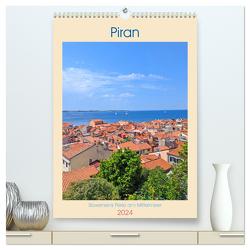 Piran, Sloweniens Perle am Mittelmeer (hochwertiger Premium Wandkalender 2024 DIN A2 hoch), Kunstdruck in Hochglanz von Graupner,  Denise