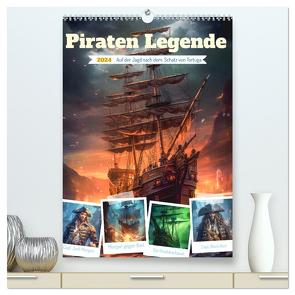Piraten Legende (hochwertiger Premium Wandkalender 2024 DIN A2 hoch), Kunstdruck in Hochglanz von Gierok-Latniak,  Steffen