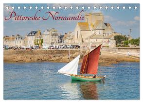 Pittoreske Normandie (Tischkalender 2024 DIN A5 quer), CALVENDO Monatskalender von Homolka,  Barbara