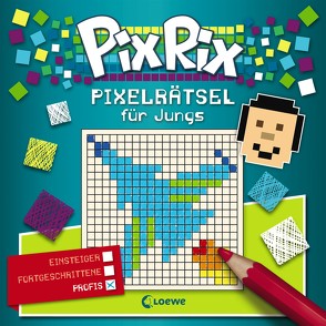 Pix Rix: Pixelrätsel für Jungs von Rhauderwiek,  Melanie