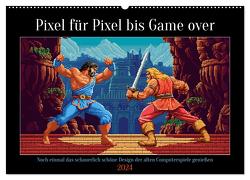 Pixel für Pixel bis Game over (Wandkalender 2024 DIN A2 quer), CALVENDO Monatskalender von Waurick,  Kerstin