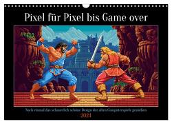 Pixel für Pixel bis Game over (Wandkalender 2024 DIN A3 quer), CALVENDO Monatskalender von Waurick,  Kerstin