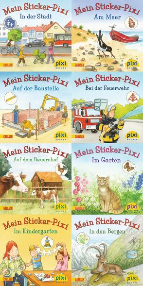 Pixi-8er-Set 199: Meine Sticker-Pixis (8×1 Exemplar)