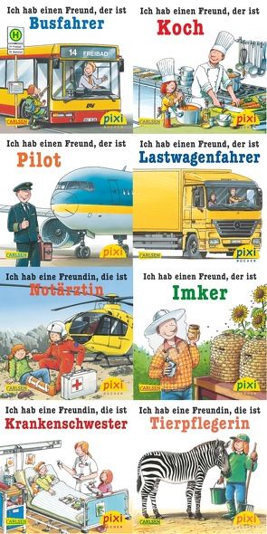 Pixi-8er-Set 213: Was ich mal werden will (8×1 Exemplar)