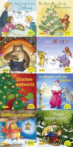 Pixi-Weihnachts-Box 35: Kling, Pixi, klingelingeling (8×8 Exemplare) von Diverse